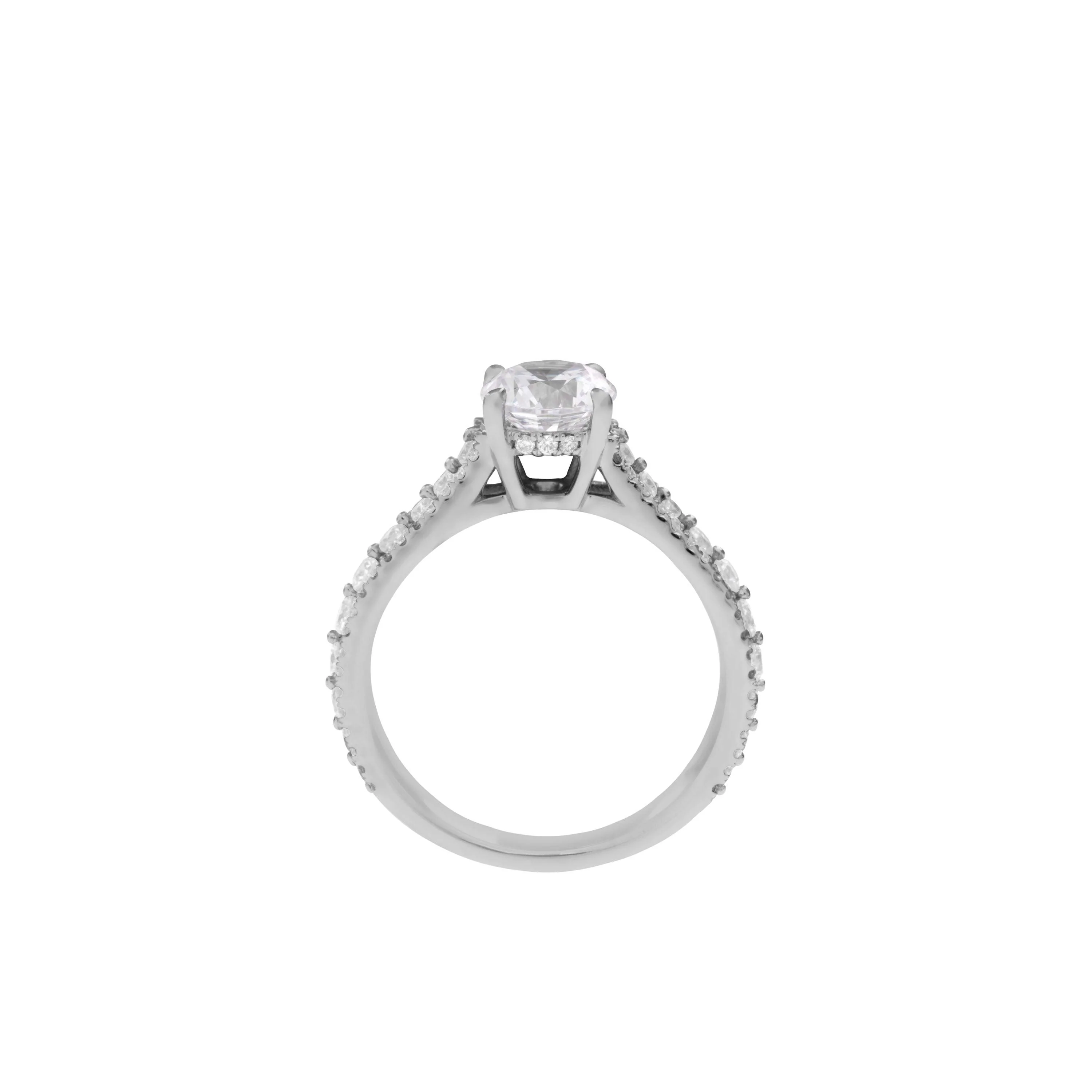 14 KARAT GOLD 3-ROW MOUNTING - Image 2