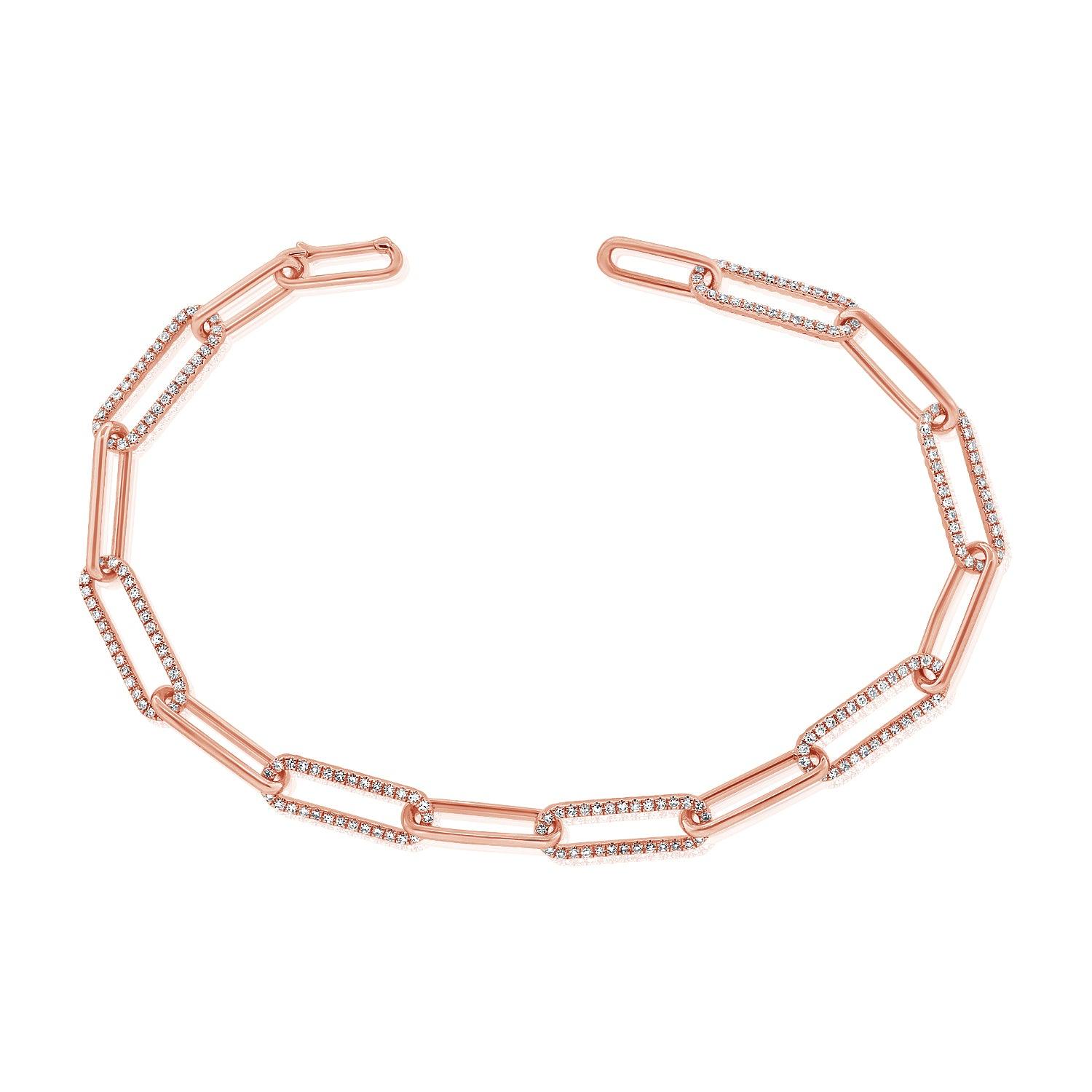 14 KARAT GOLD DIAMOND BRACELET