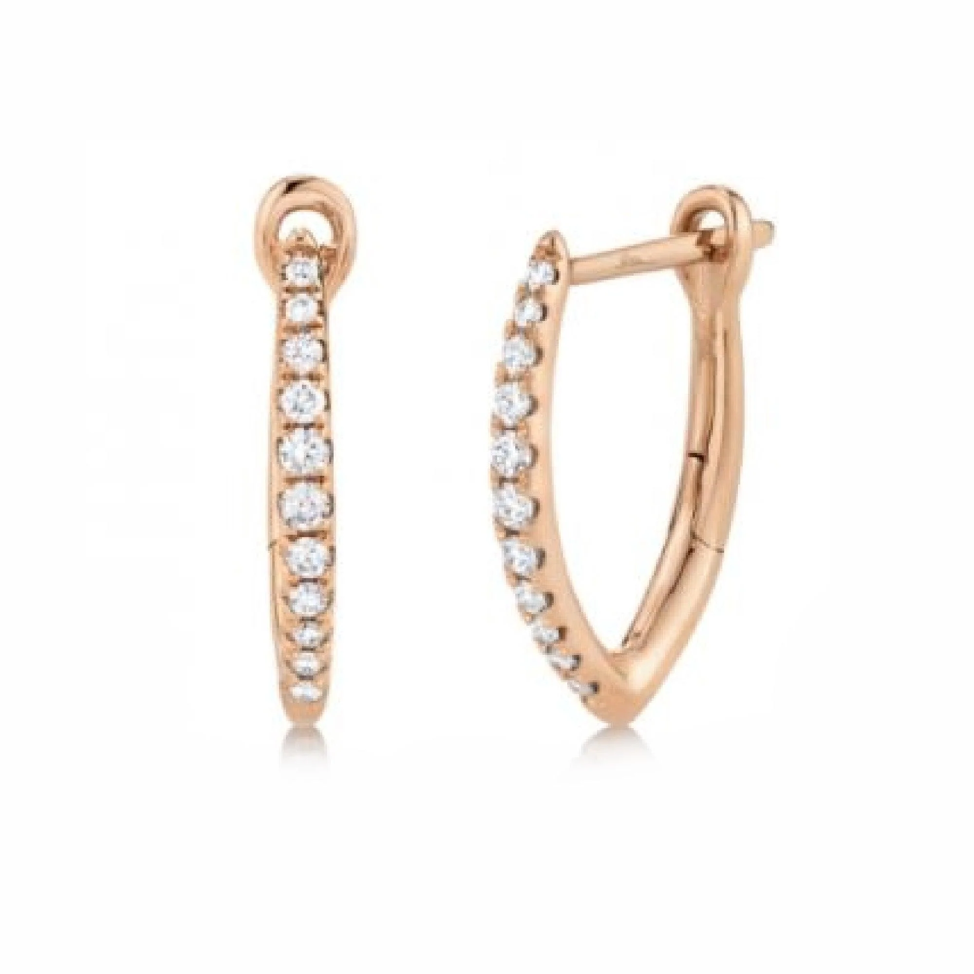 14 KARAT GOLD DIAMOND EARRINGS