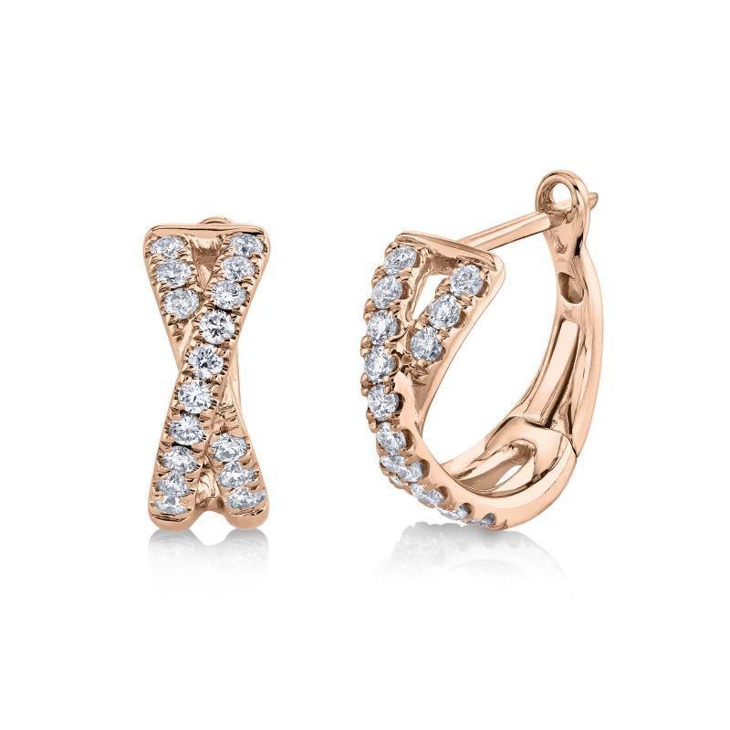 14 KARAT GOLD DIAMOND EARRINGS