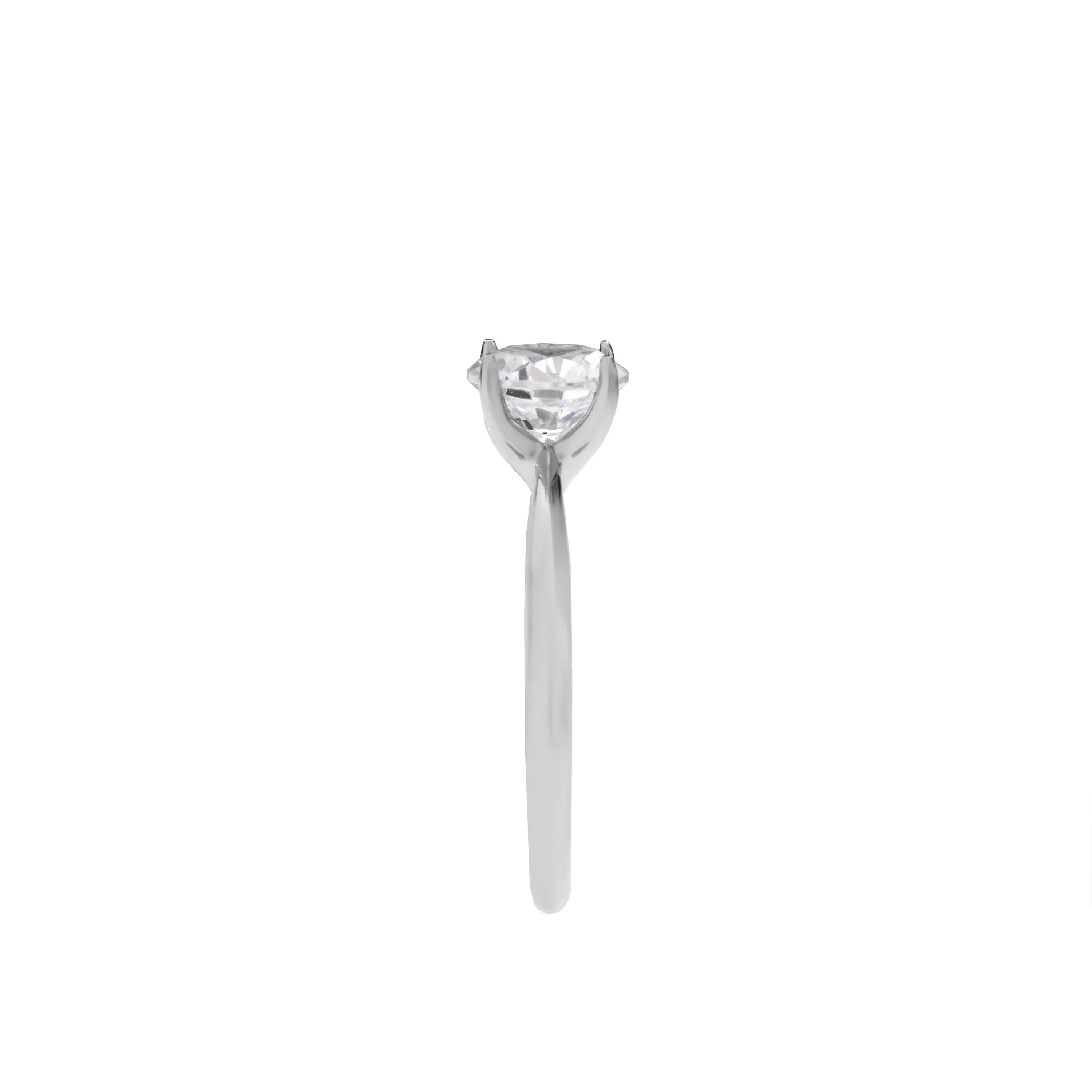 14 KARAT GOLD KNIFE EDGE SOLITARIE MOUNTING - Image 3
