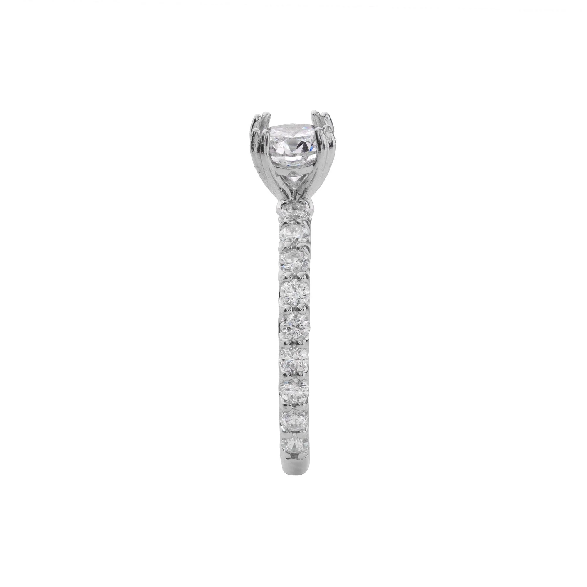FISHER - XS 14K GOLD SHARED PRONG DIAMOND MOUNTING - Image 3