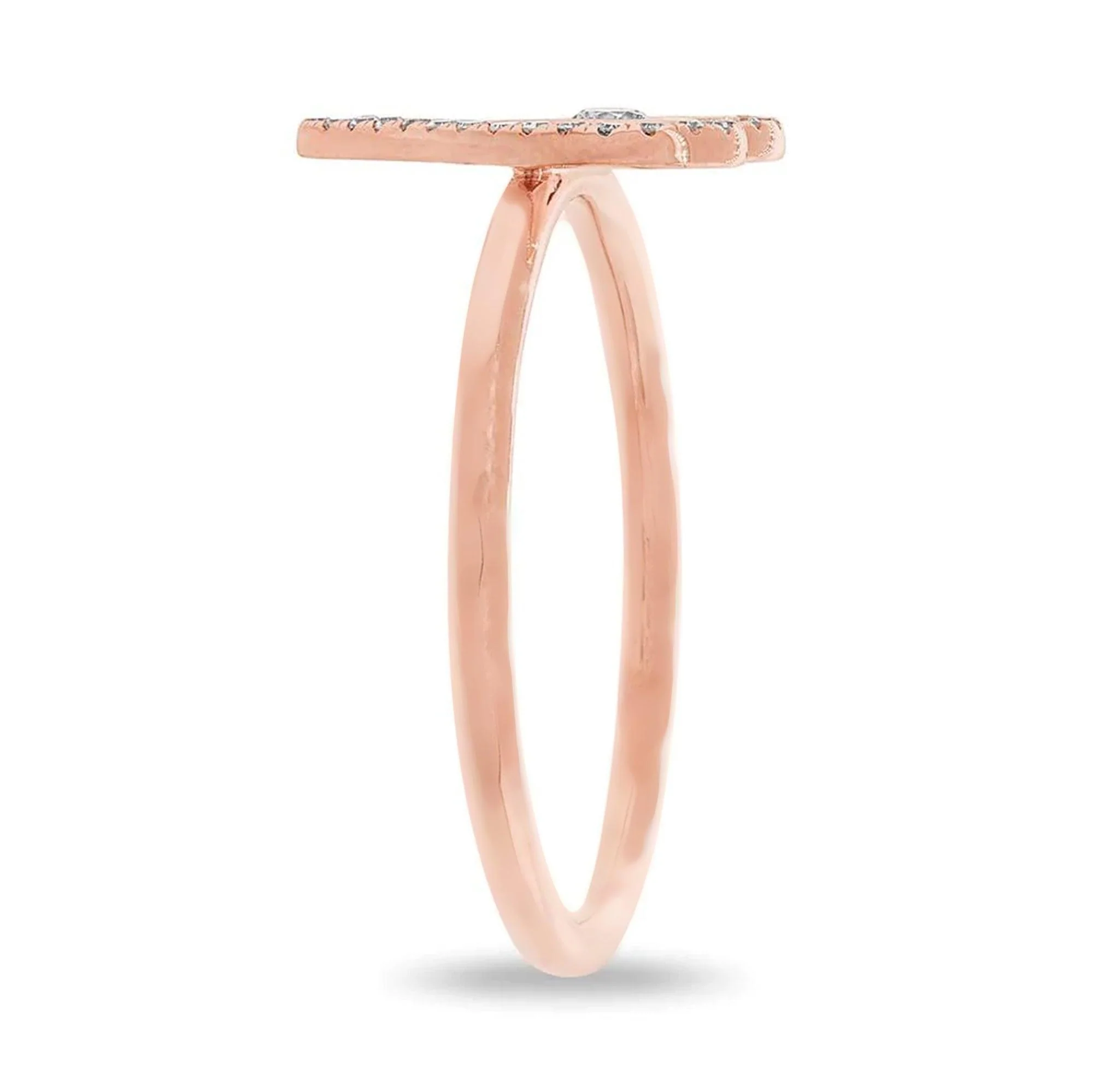 14K Rose Gold Diamond Ring - Image 2