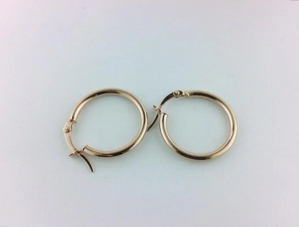 14K Rose Gold Earrings - Image 2