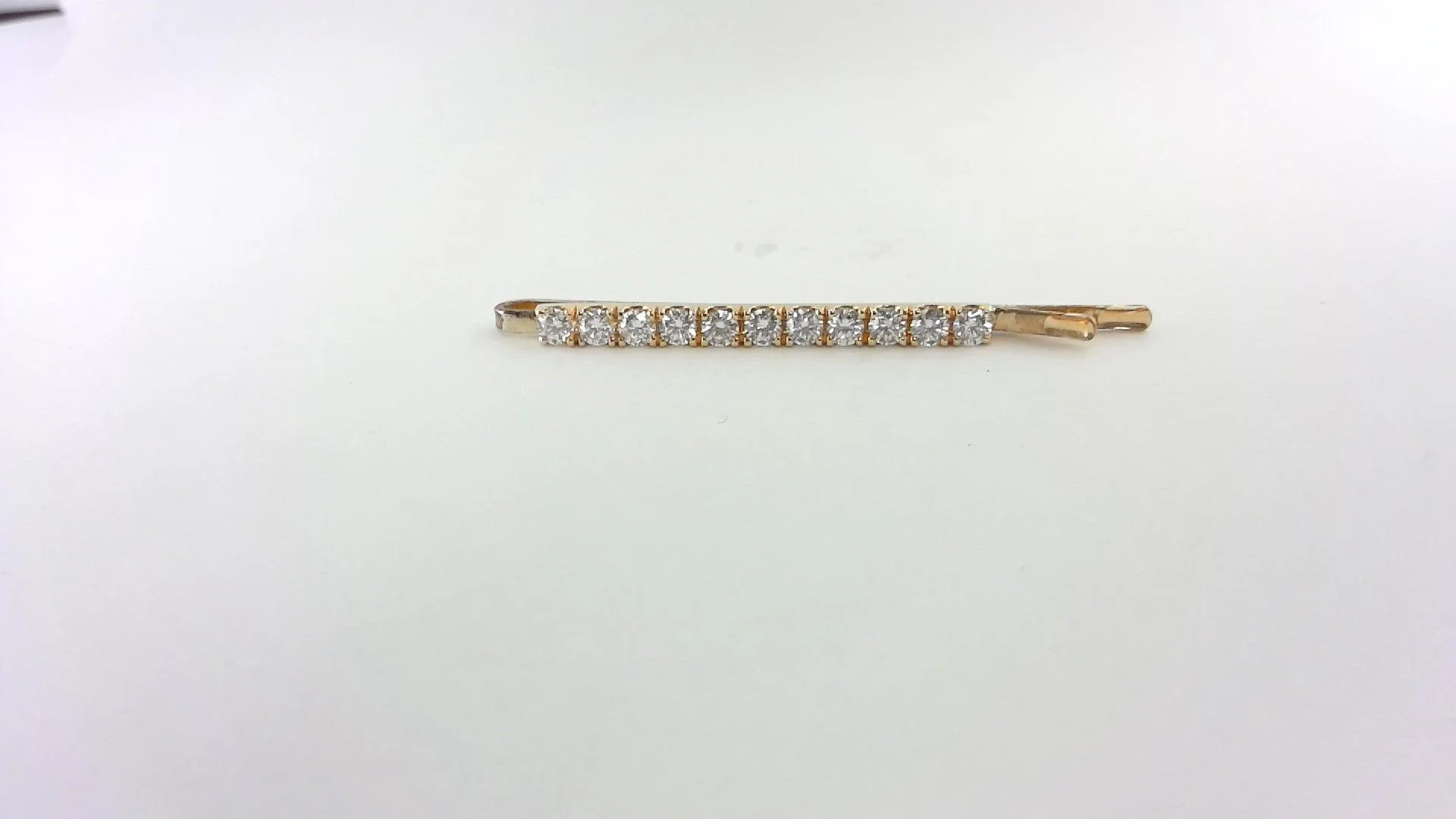 14K W/Y Diamond Pin