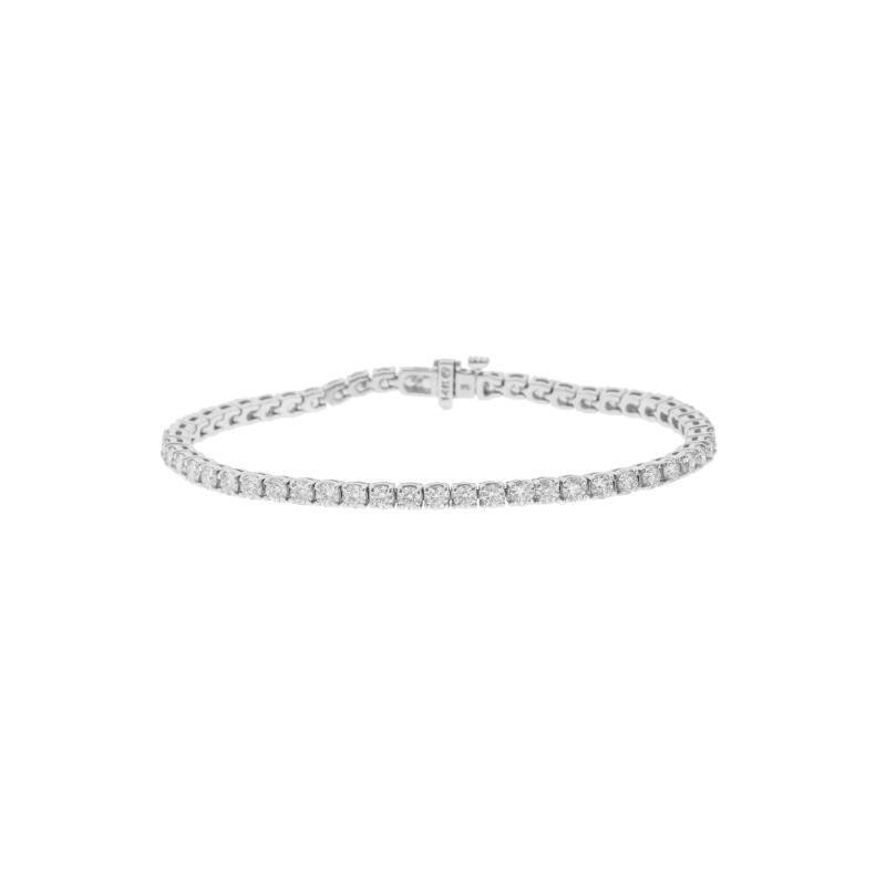 14K WHITE GOLD DIAMOND BRACELET