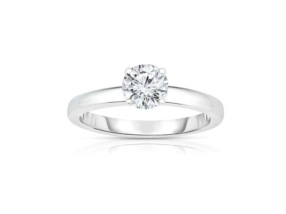 14 KARAT GOLD SOLITAIRE ENGAGEMENT RING - Image 2
