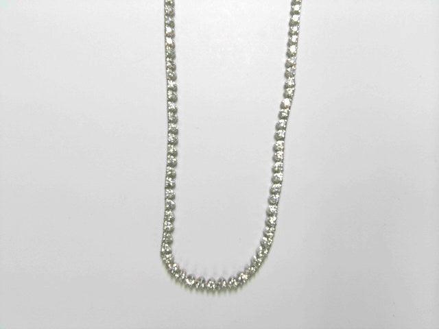 14K White Gold Diamond Necklace