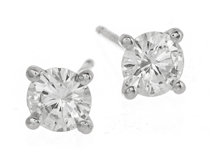 14K White Gold Earrings