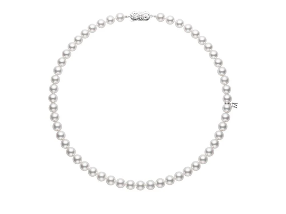 18 KARAT CULUTRED PEARL CHOKER NECKLACE
