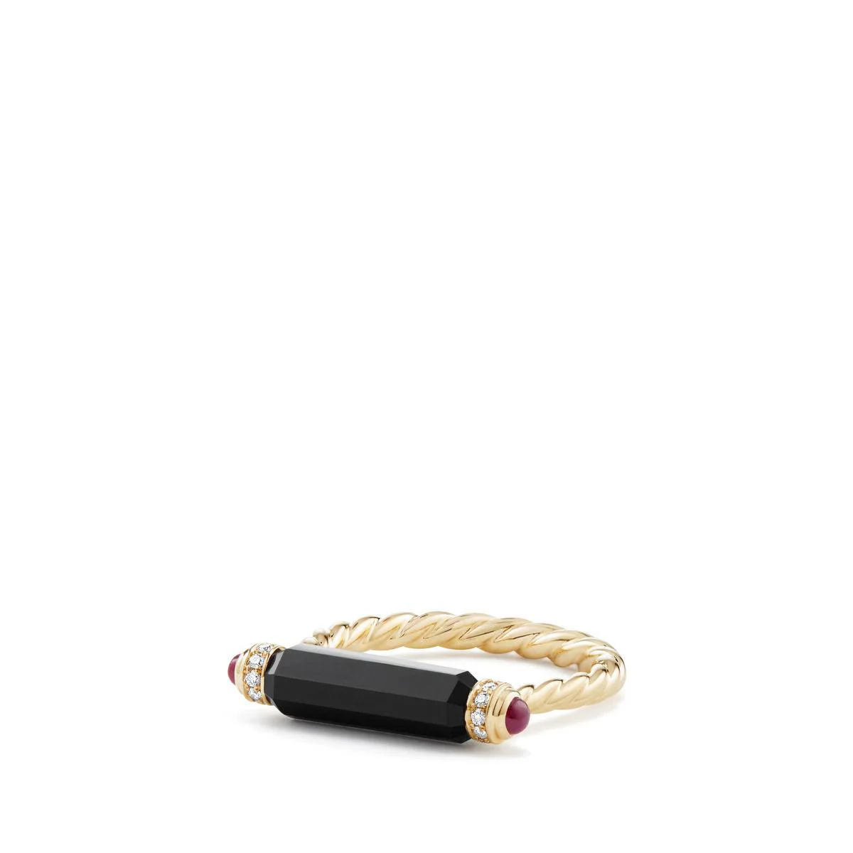 18K GOLD ONYX RING