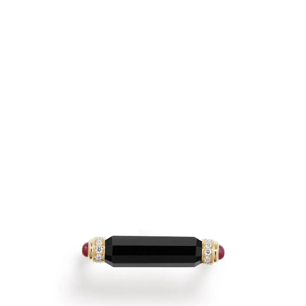 18K GOLD ONYX RING - Image 3