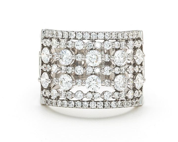 18K White Gold Ring - Image 2