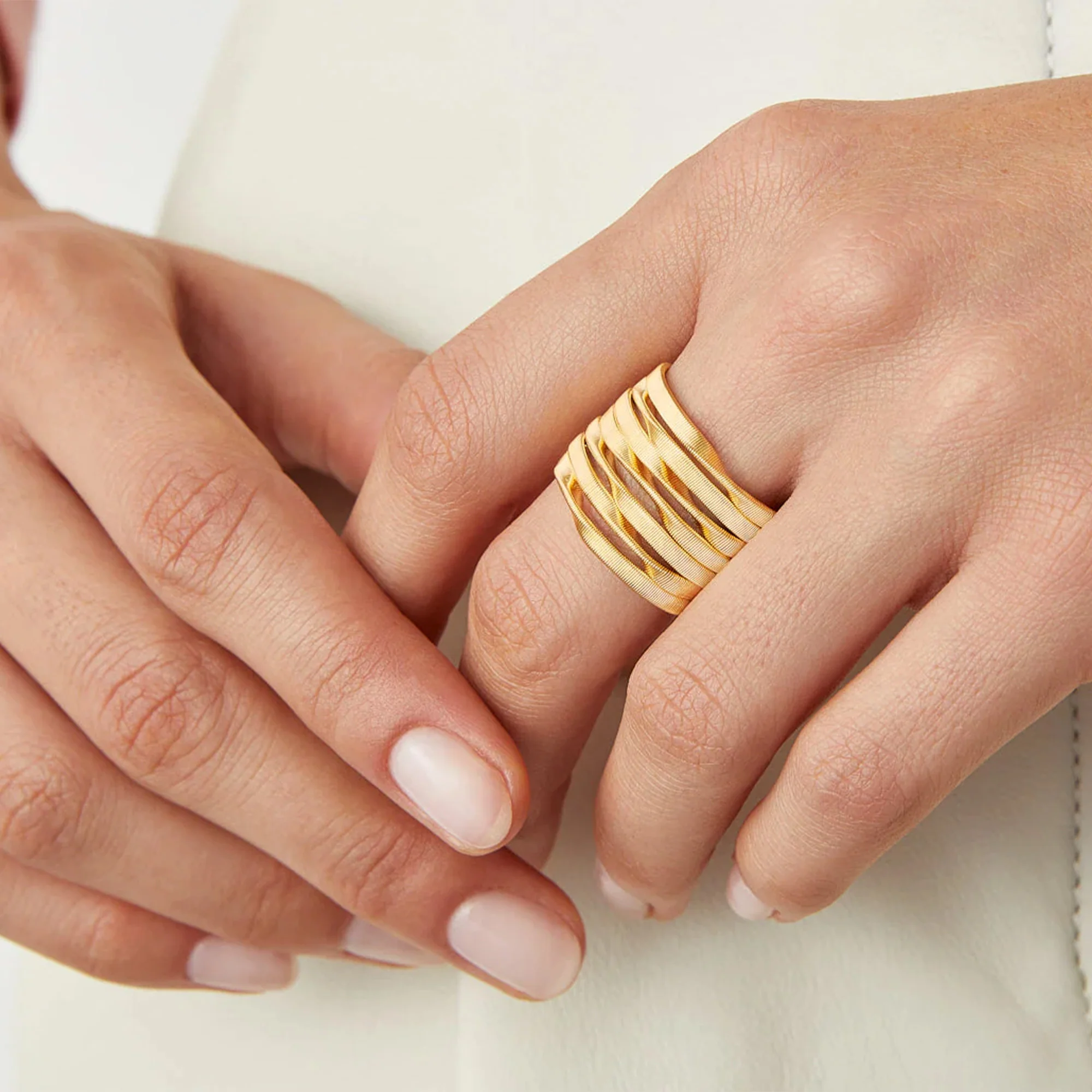 Marrakech 7-Strand Ring in 18K Yellow Gold - Image 3