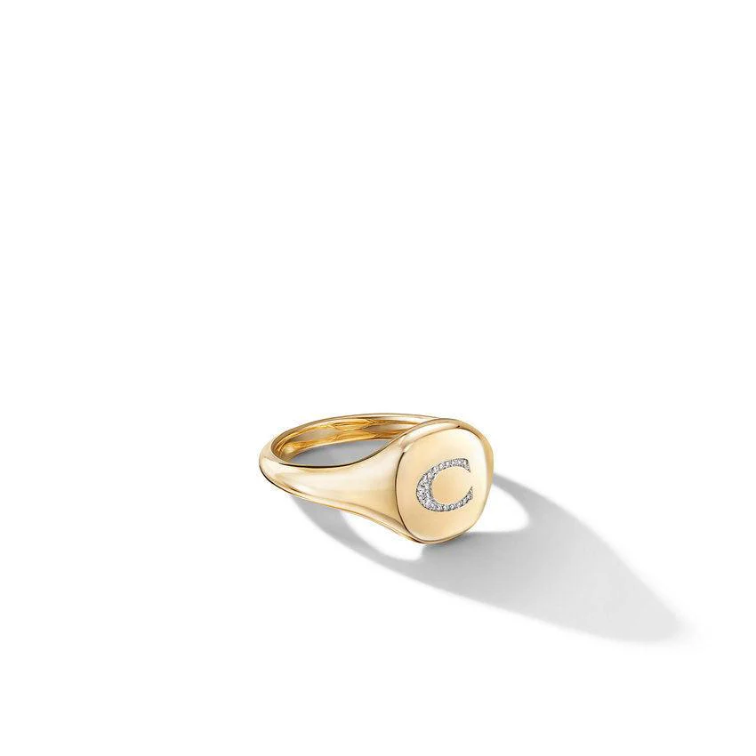 18K Yellow Gold Diamond Ring