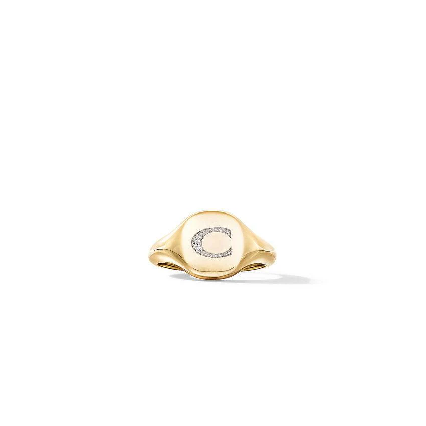 18K Yellow Gold Diamond Ring - Image 2