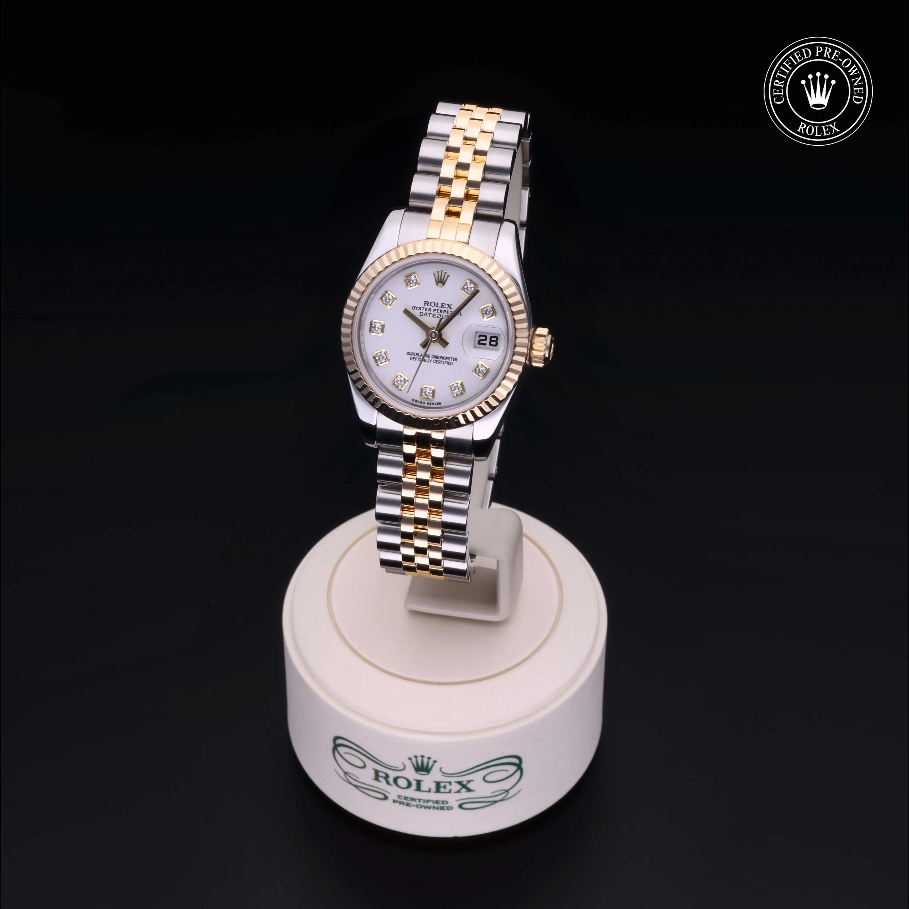 26MM  18K OYST/W LADY-DATEJUST Watch - Image 2