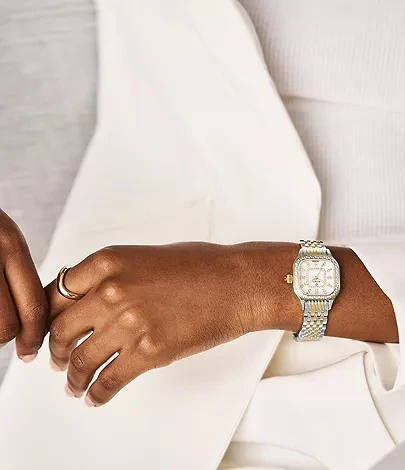Meggie Two-Tone 18K Gold-Plated Diamond Watch | 29MM | MWW33B000002 - Image 4