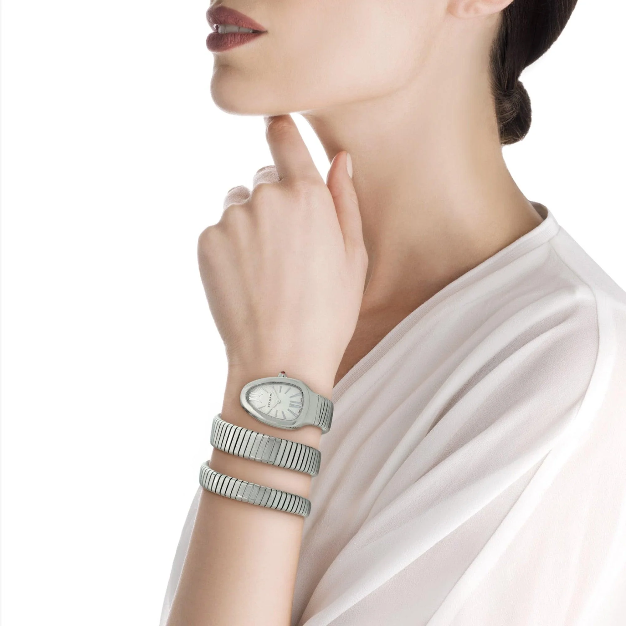 Serpenti Tubogas Stainless Steel Watch | 35MM | MWW06G000002 - Image 5