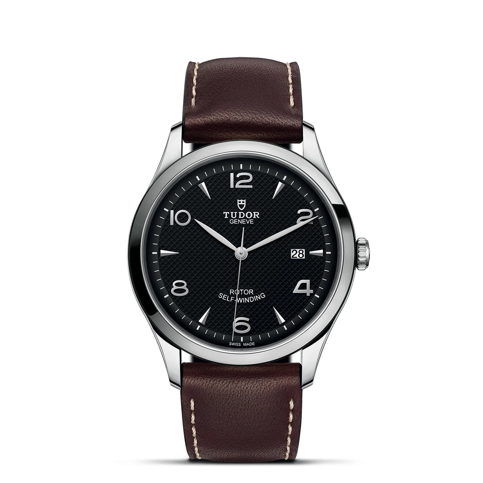 41mm 1926 Steel Black Gold Dial with Date Watch by Tudor | M91650-0008