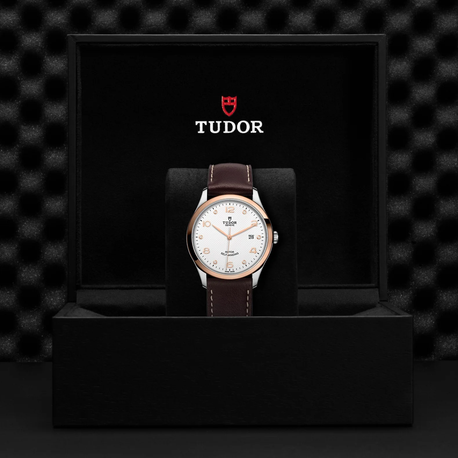 41mm 1926 Steel and Rose Gold White Dial with Date Watch by Tudor | M91651-0012 - Image 3