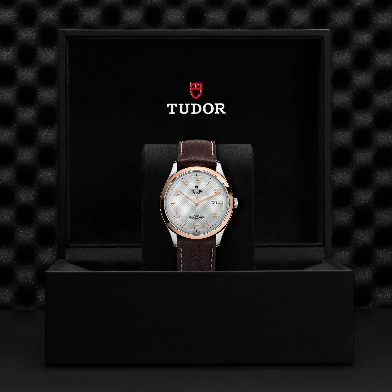 41mm 1926 Steel and Rose Gold Silver Dial with Date Watch by Tudor | M91651-0005 - Image 3