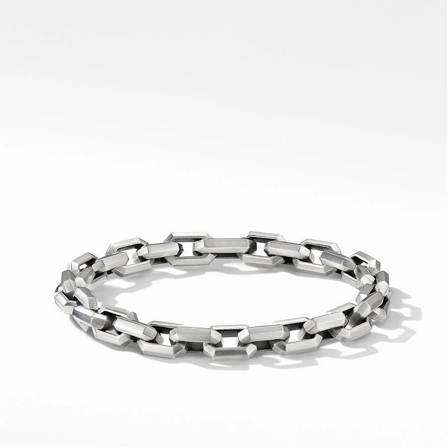 7.5MM HEIRLOOM LINK CHAIN BRAC SIL