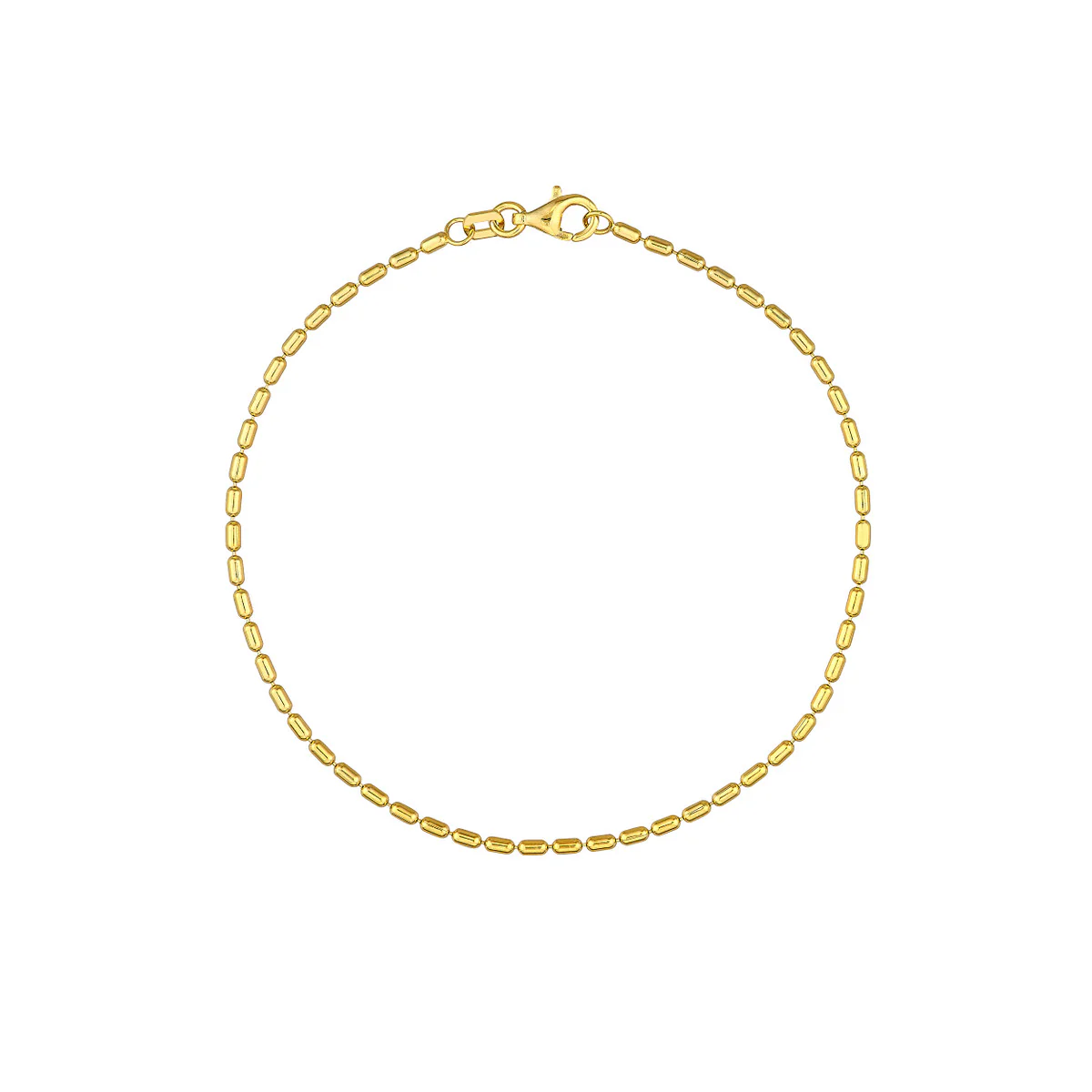 Bead Chain Bracelet in 14K Yellow Gold