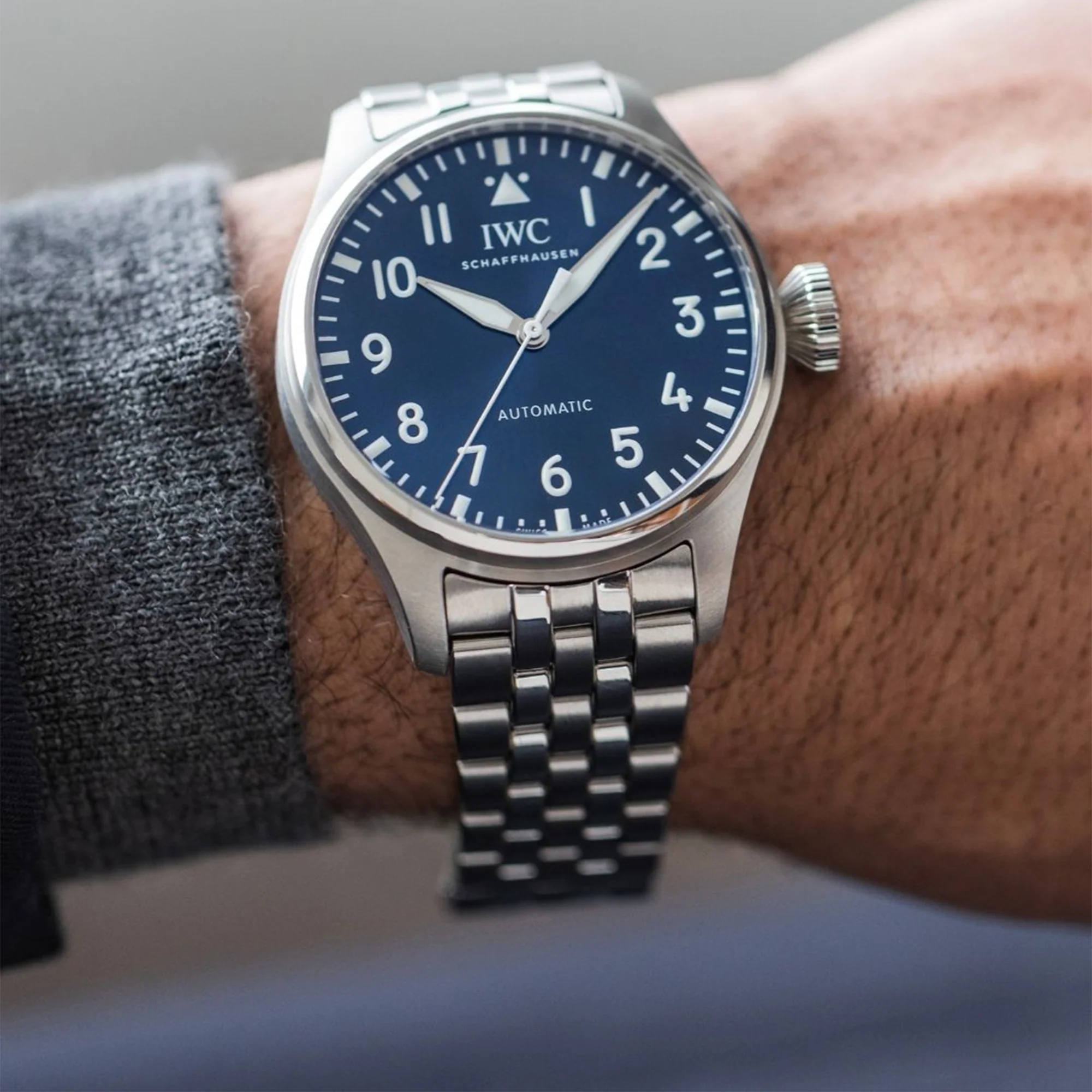 Big Pilot Automatic Stainless Steel, Blue Dial Watch | 43MM | IW329304 - Image 6