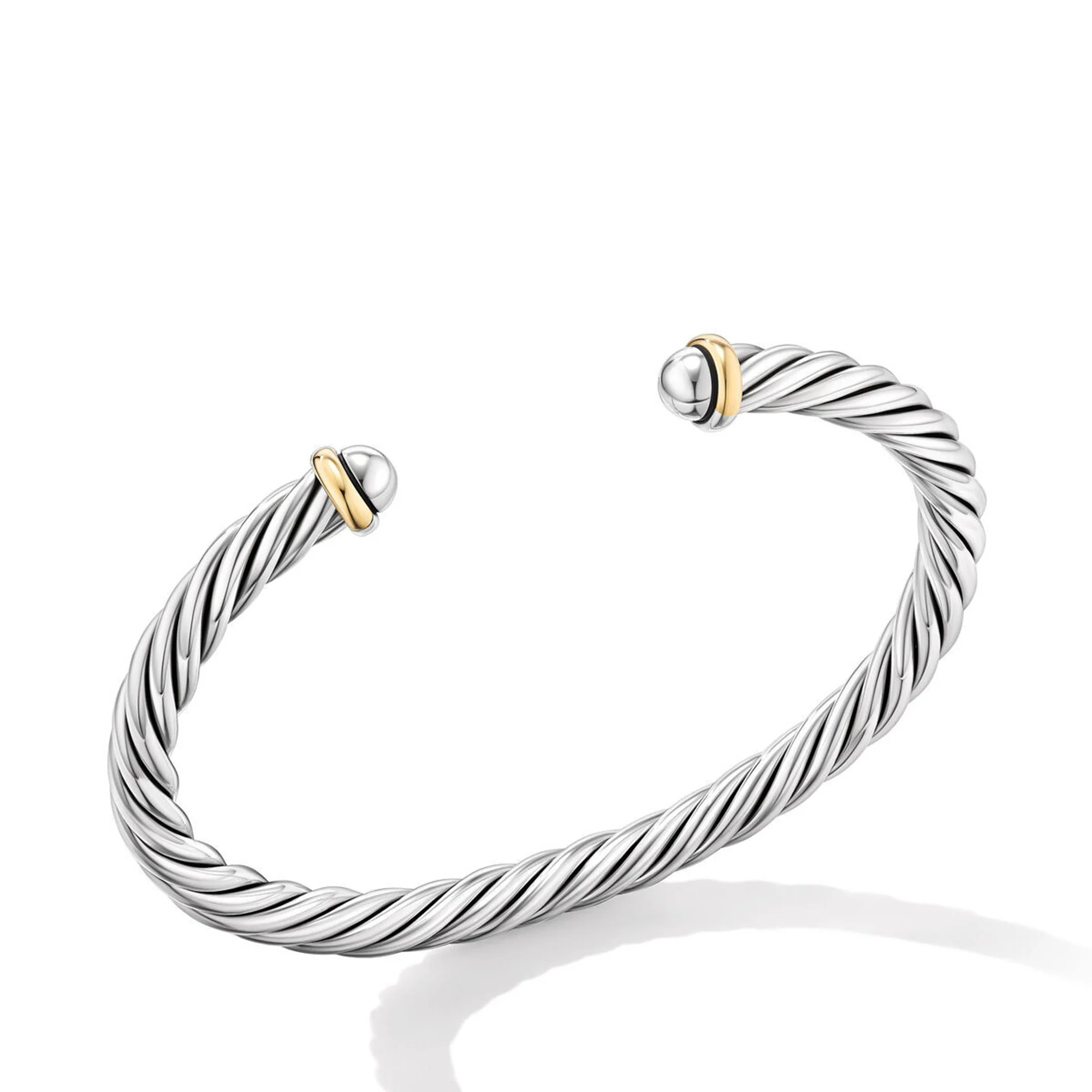 Cable Cuff Bracelet - Image 2