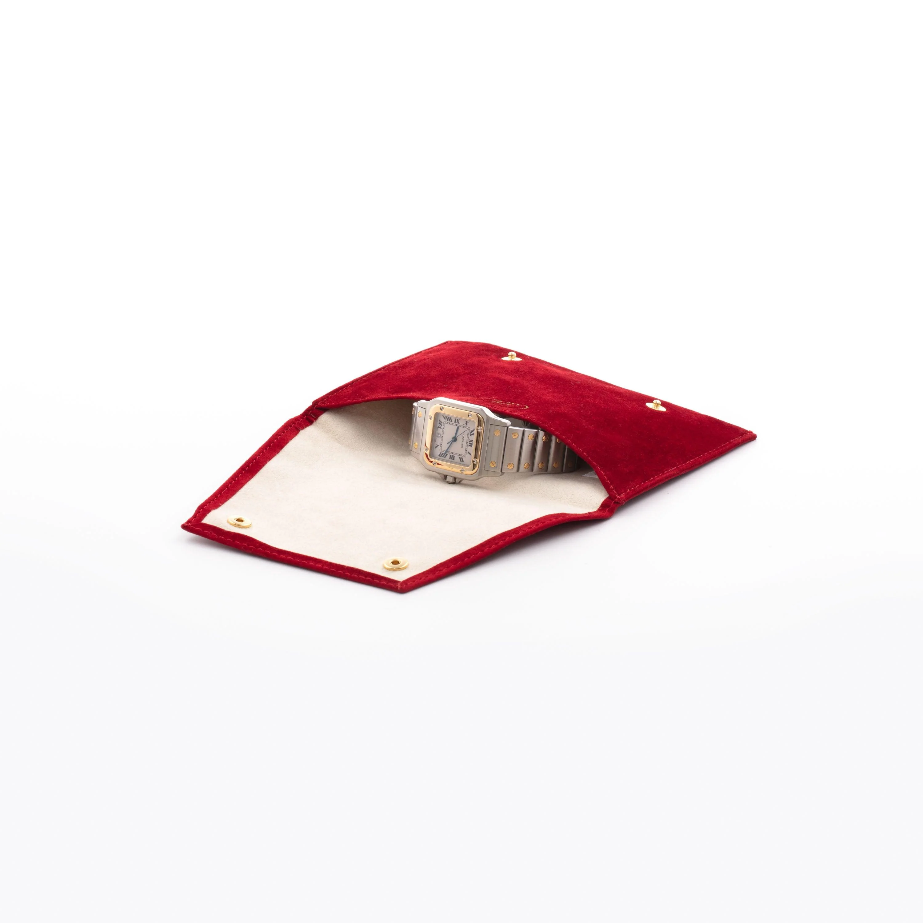 CARTIER STAINLESS STEEL AND GOLD WATCH - Image 2