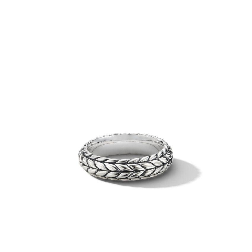 CHEVRON BAND RING