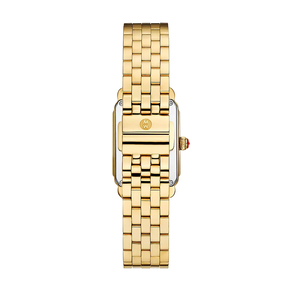 Deco Park 18K Yellow Gold-Plated Mother of Pearl Dial Watch | 29MM | MWW06E000146 - Image 3
