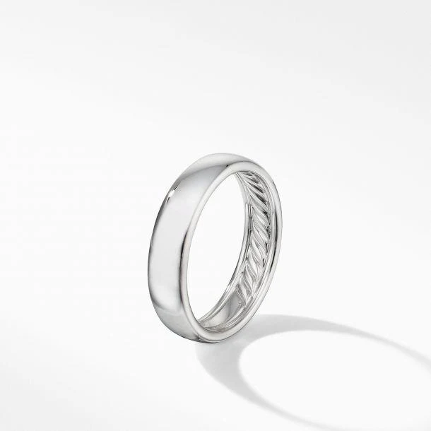 DY CLASSIC BAND IN 18K WHITE GOLD - Image 3