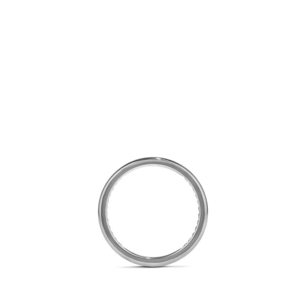 DY Classic Band Ring in Grey Titanium - Image 2