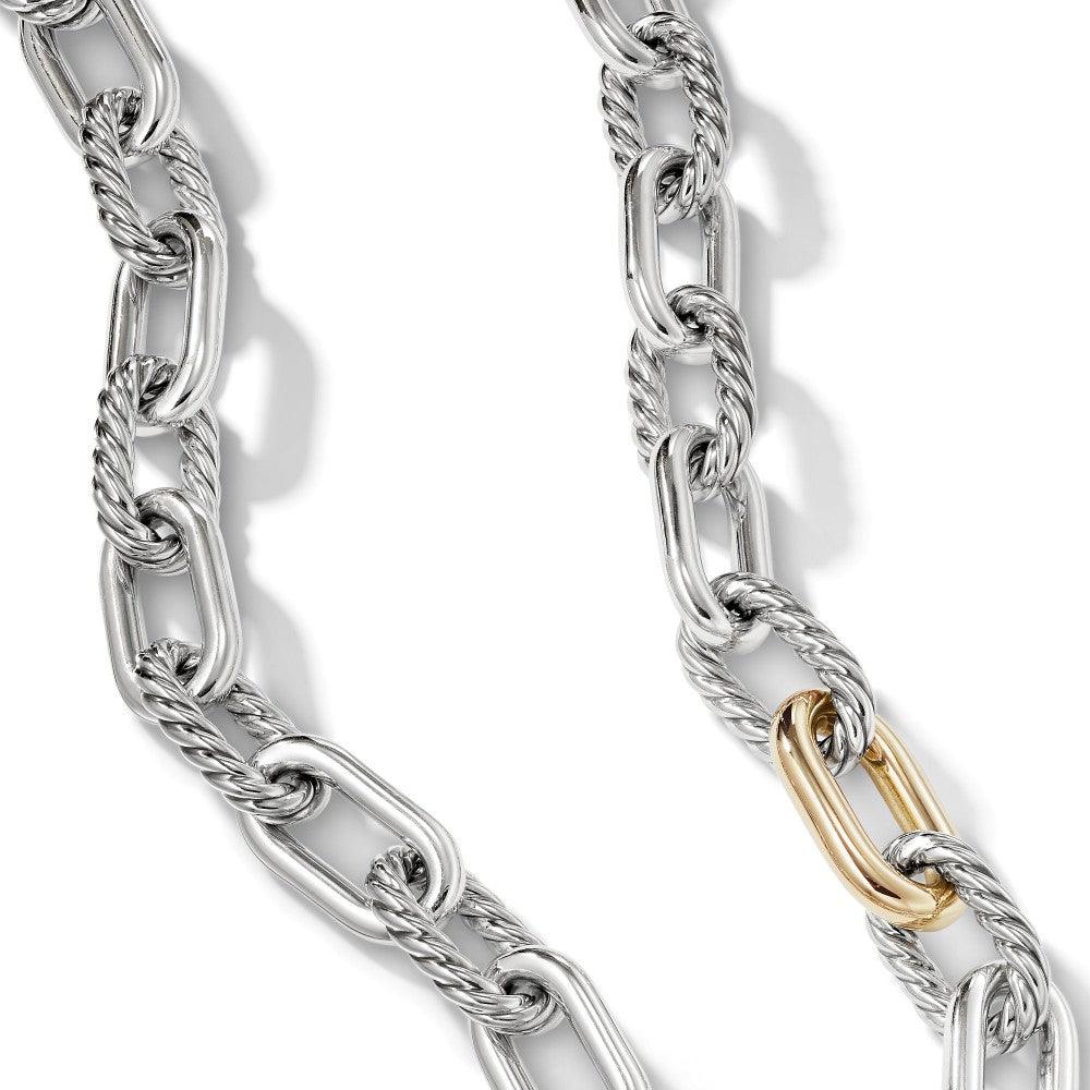 DY Madison Large Necklace with 18K Gold; 13.5mm - Image 2