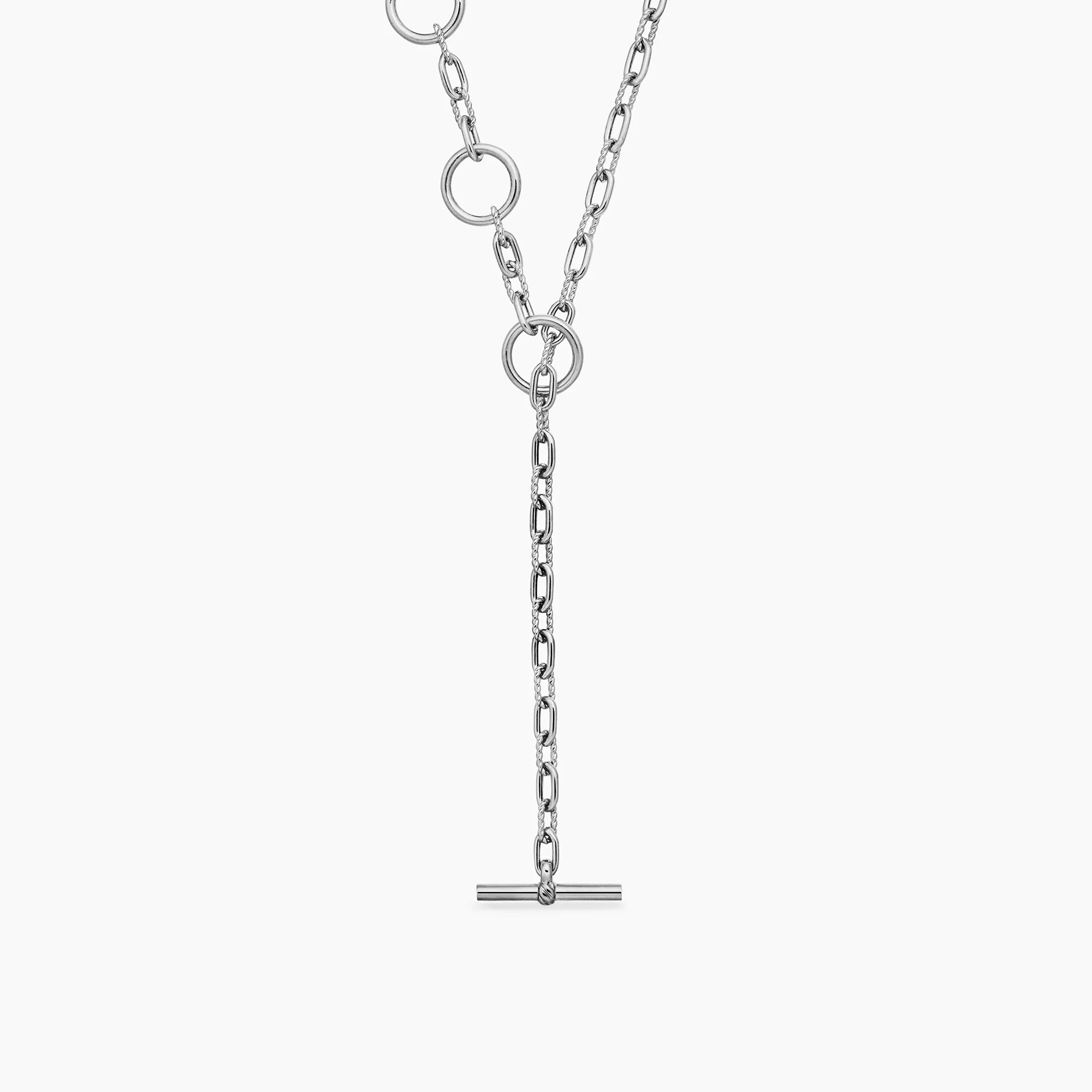 DY Madison Three Ring Chain Necklace - Image 4