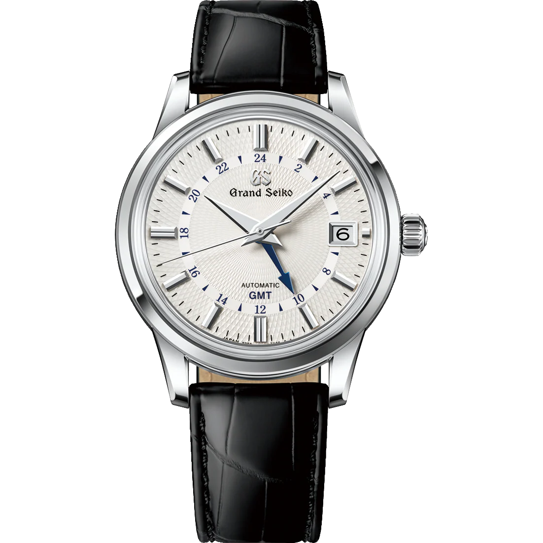 Elegance Automatic GMT Snowdrop Stainless Steel Watch | 39.5MM | SBGM255