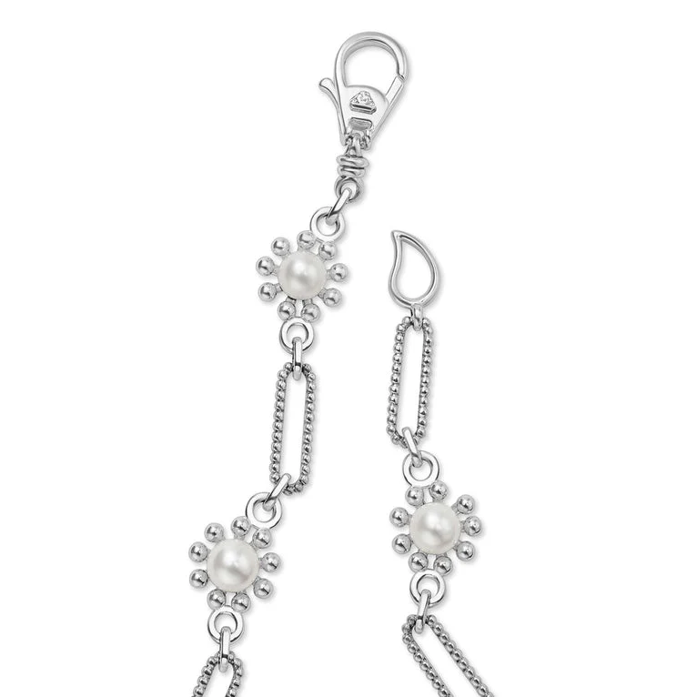 Fleur Pearl Link Necklace - Image 2