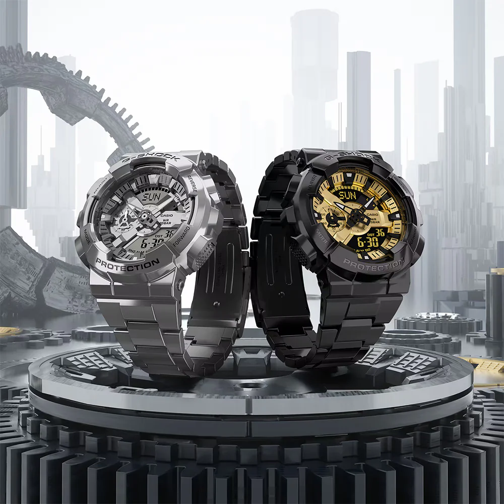G-STEEL 110 Series Black and Gold Watch | 51.9MM | GM110BD-1A9 - Image 5