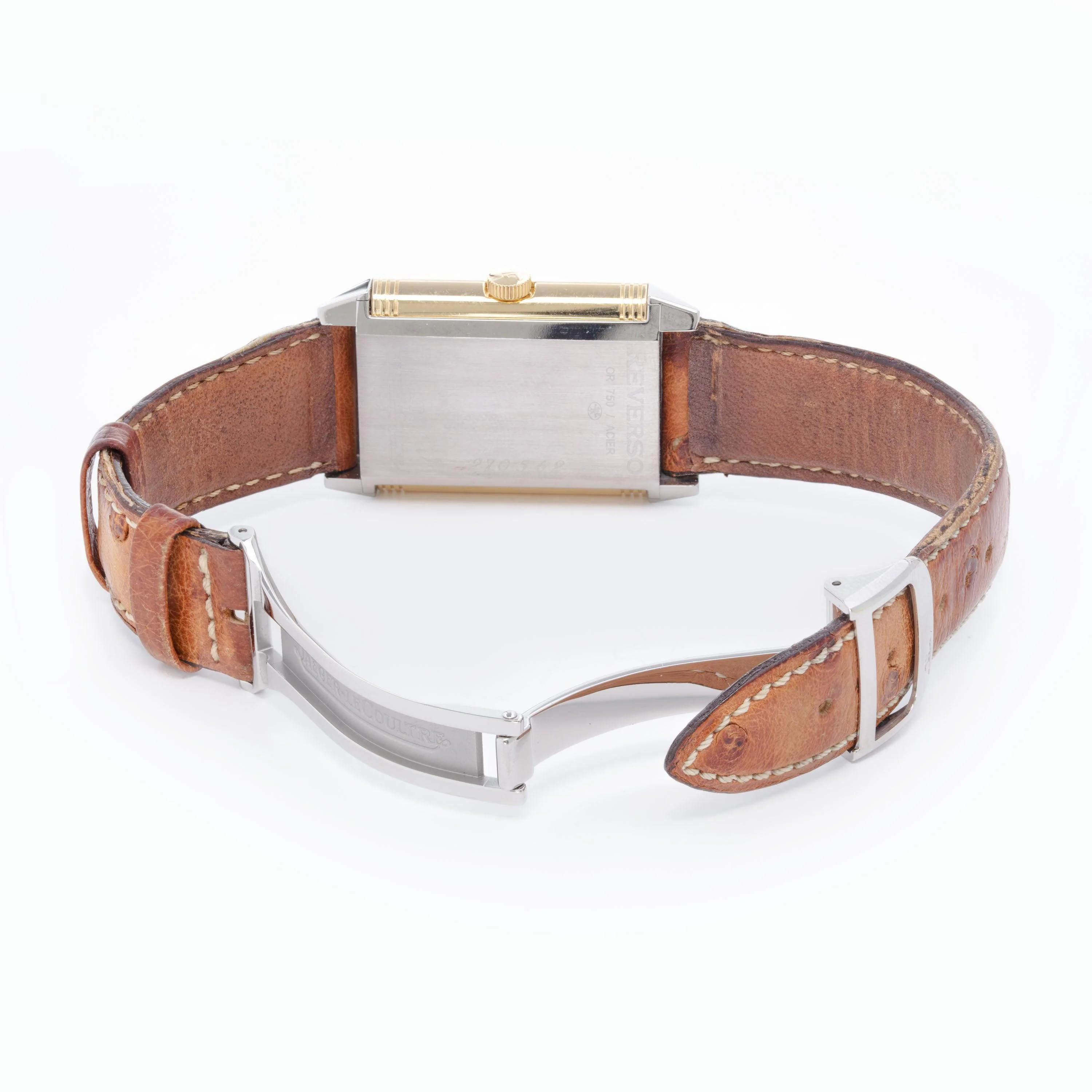JAEGER STAINLESS STEEL AND YELLOW GOLD WATCH - Image 2