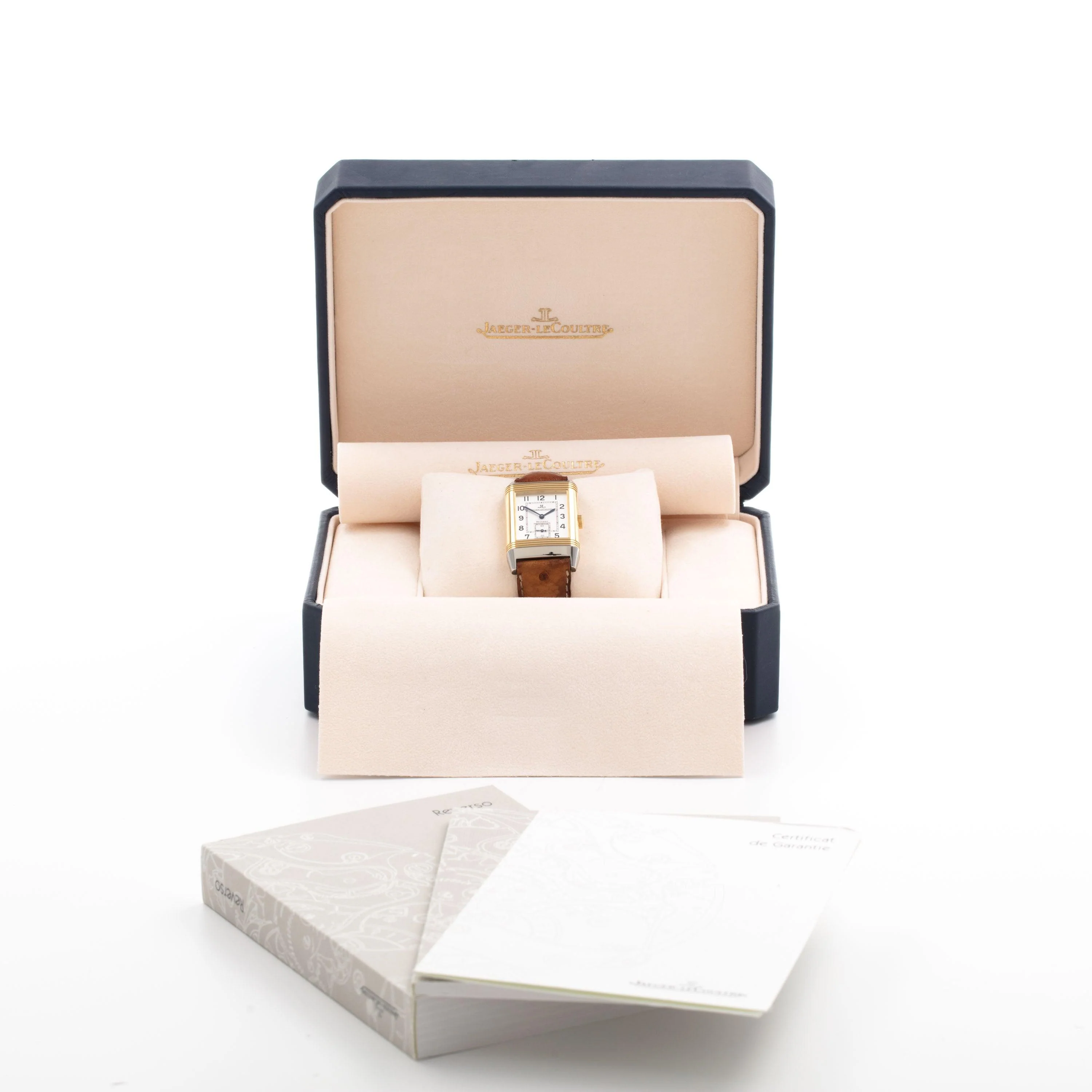 JAEGER STAINLESS STEEL AND YELLOW GOLD WATCH - Image 3