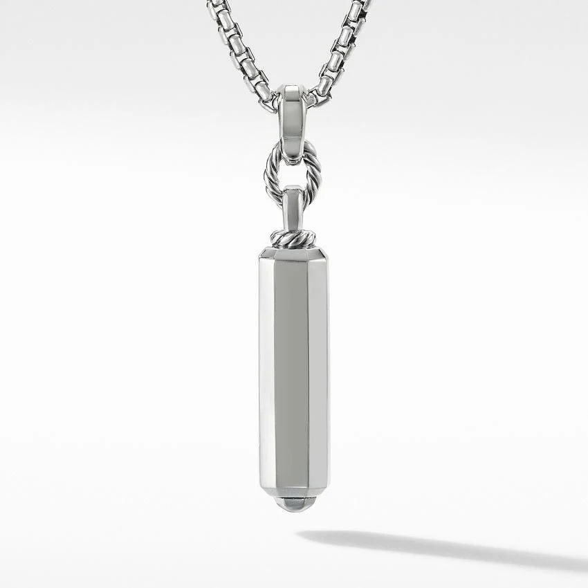 LEXINGTON SMALL BARREL PENDANT WITH DIAMONDS - Image 2