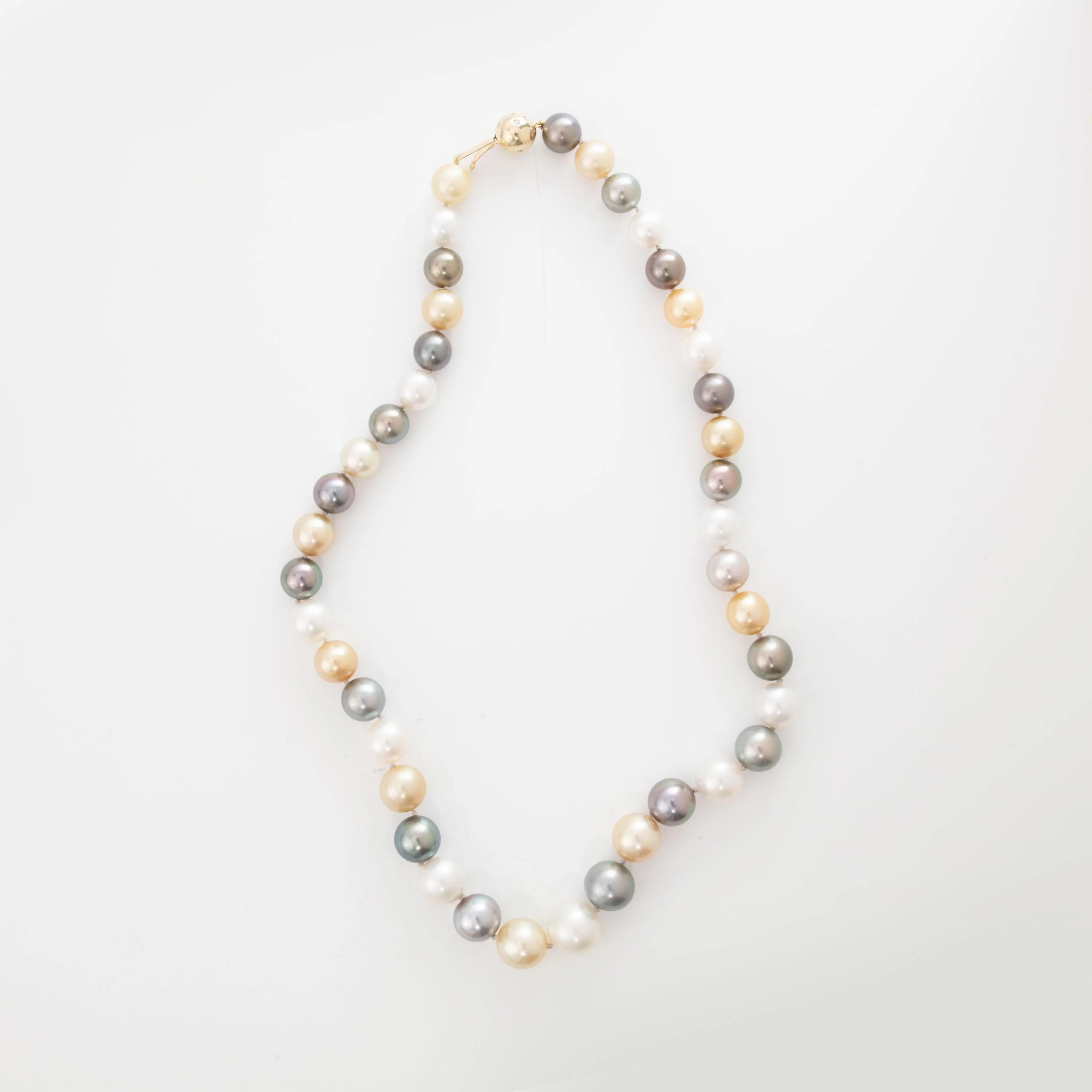 MULTI COLOR PEARL NECKLACE - Image 2