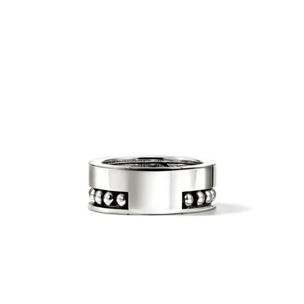 Nailhead Ring in Sterling Silver, 9MM - Image 3