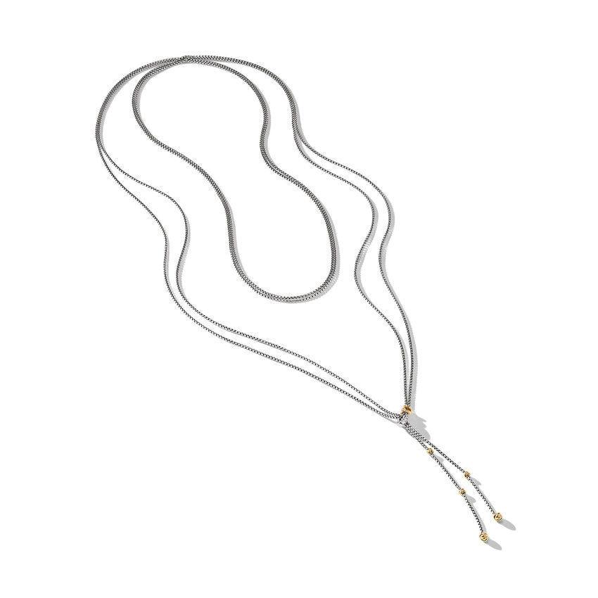 PETITE HELENA Y NECKLACE WITH 18K YELLOW GOLD AND DIAMONDS - Image 2