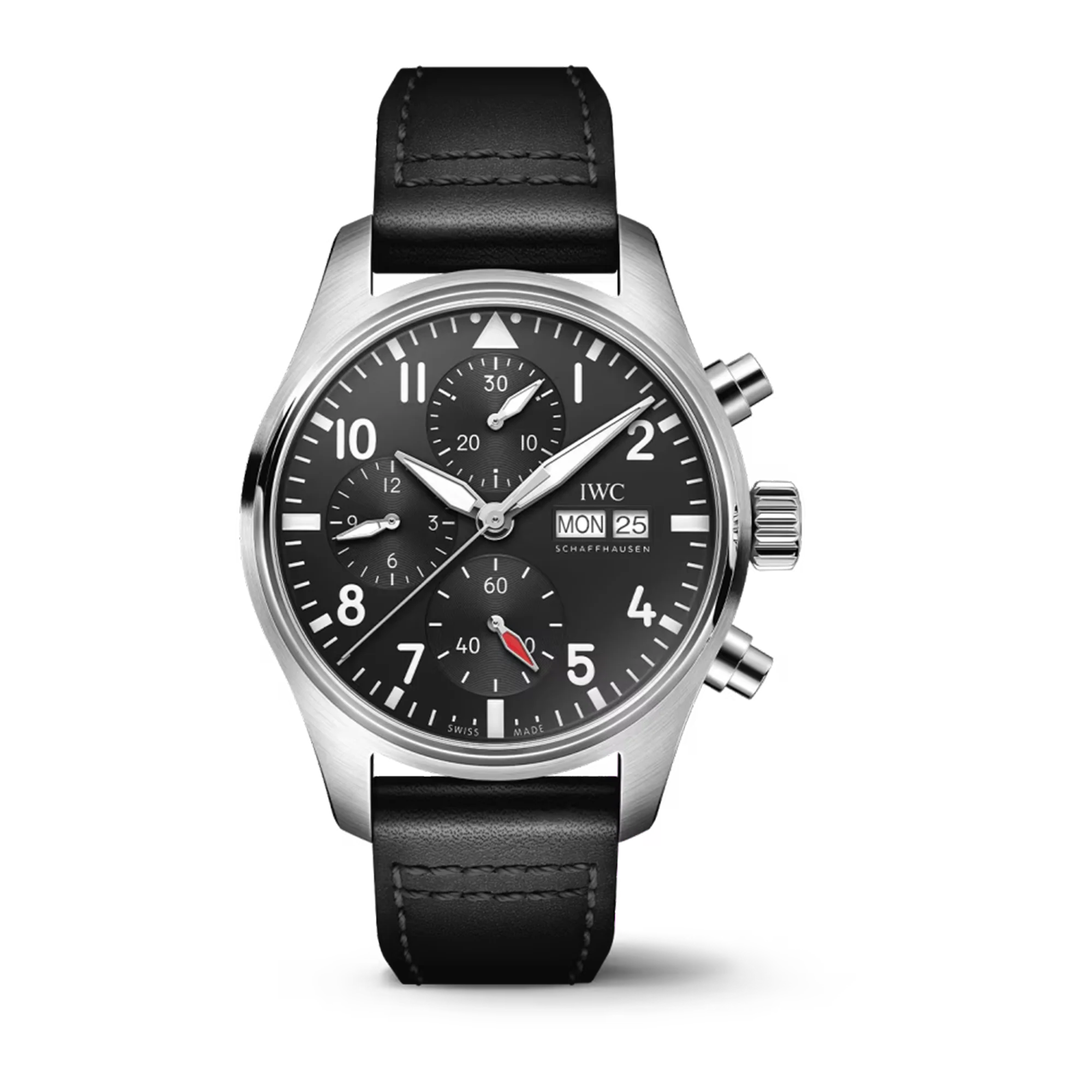Pilot's Watch Chronograph Stainless Steel, Black Dial | 41MM | IW388111