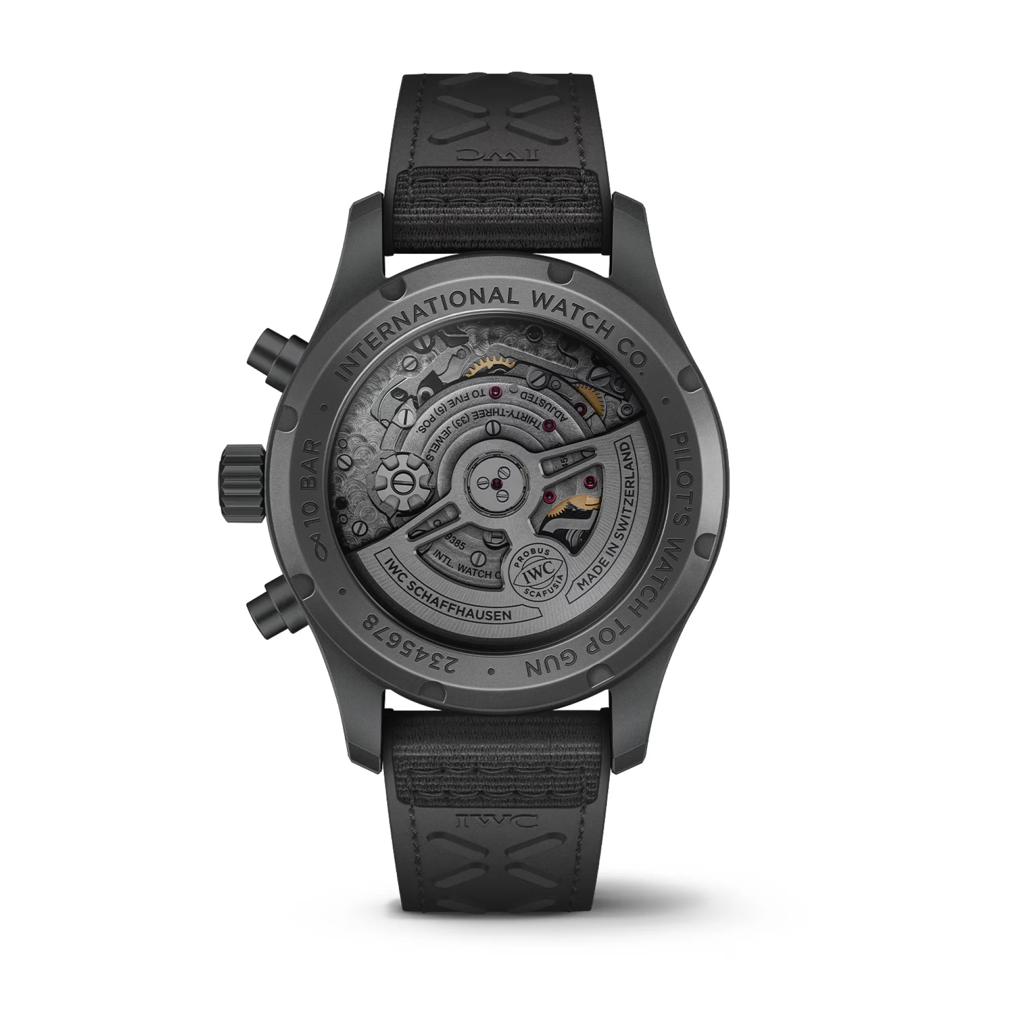 Pilot Chronograph TOP GUN Titanium/Ceramic, Black Dial Watch | 41MM | IW388106 - Image 2