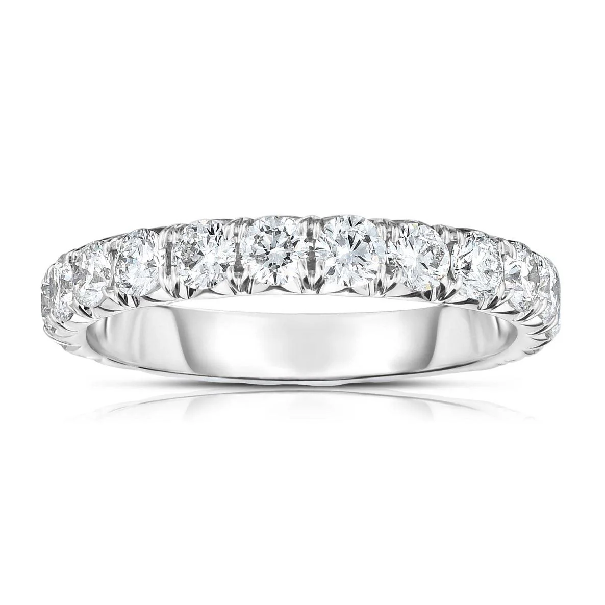 PLATINUM AND DIAMOND ETERNITY BAND