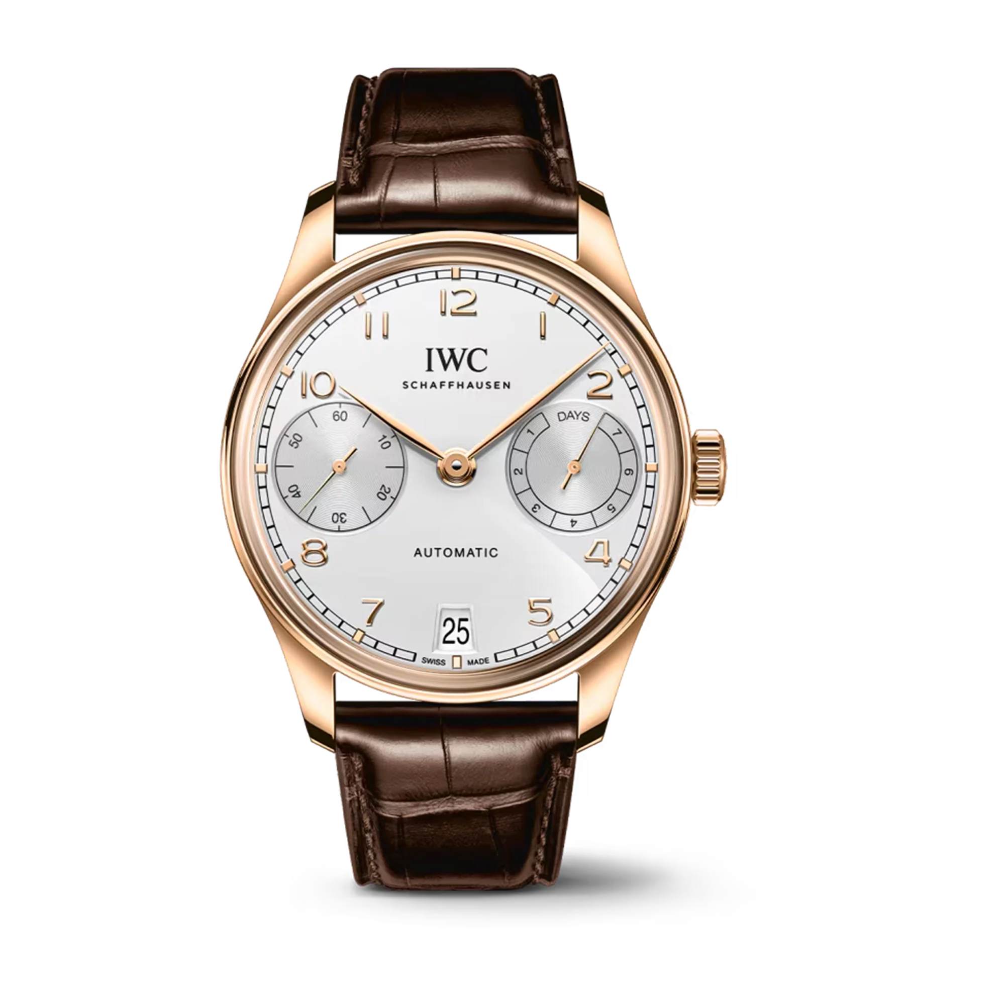 Portugieser 18K Rose Gold, Ivory Dial Watch | 42MM | IW501706